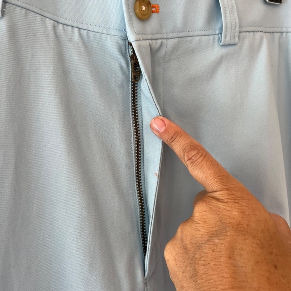 J.McLaughlin Sz 36 LightBlue Taylor Straight Fit Chino in Italian Twill Cotton - Picture 3 of 13